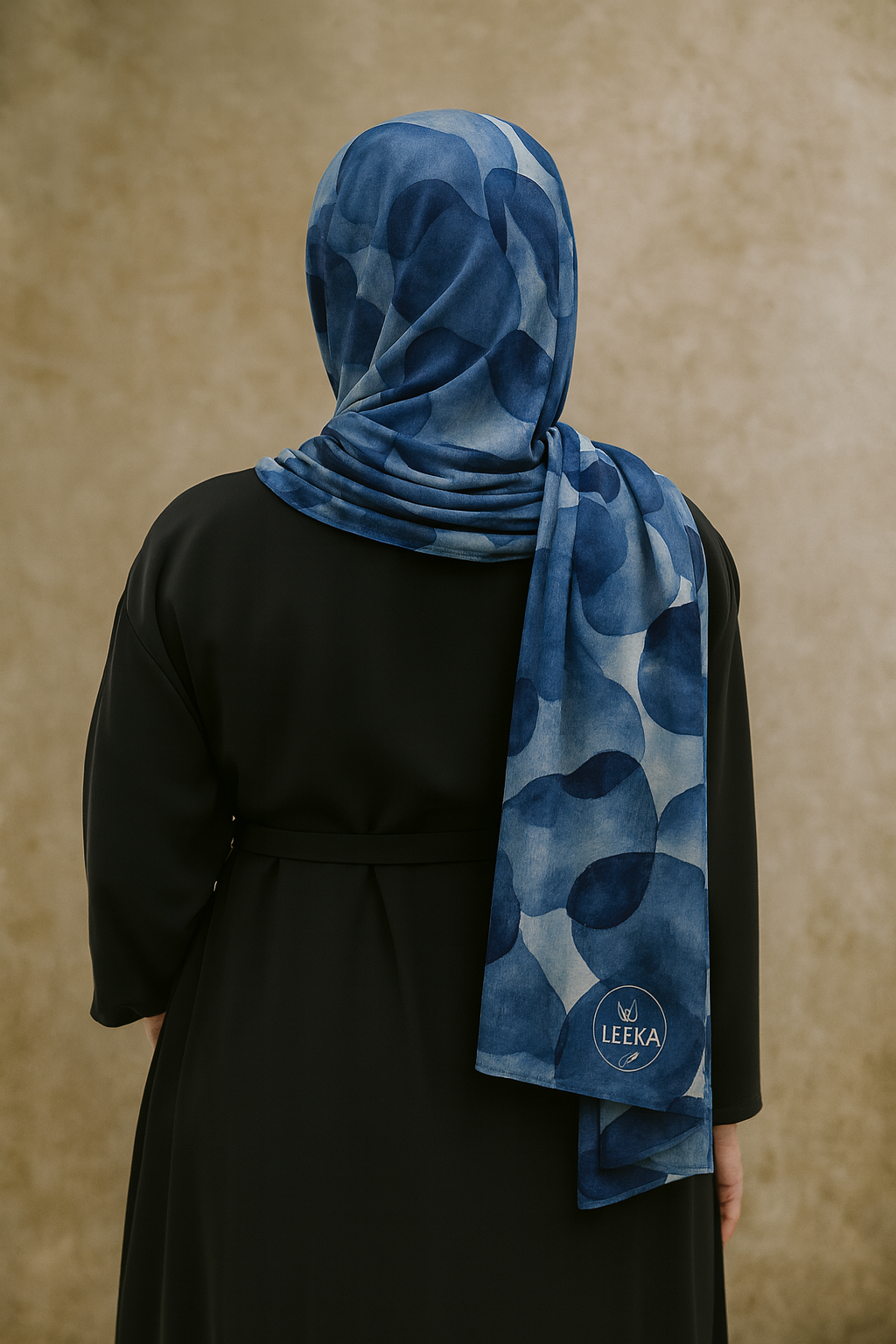 LEEKA Chiffon - Aqua